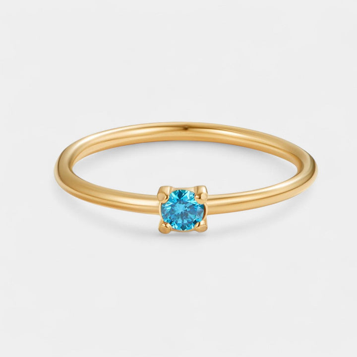Ingrid - Gold rings with birthstones