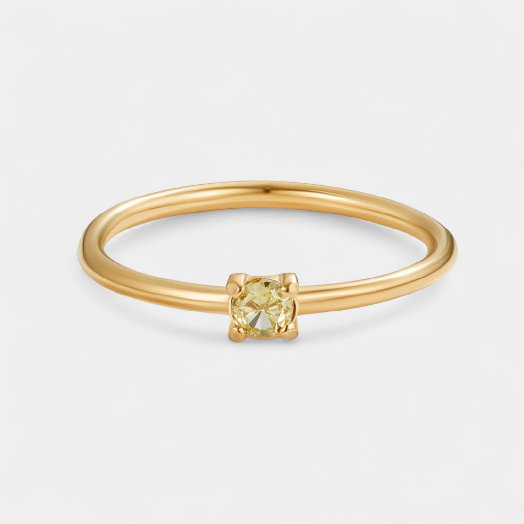 Ingrid - Gold rings with birthstones