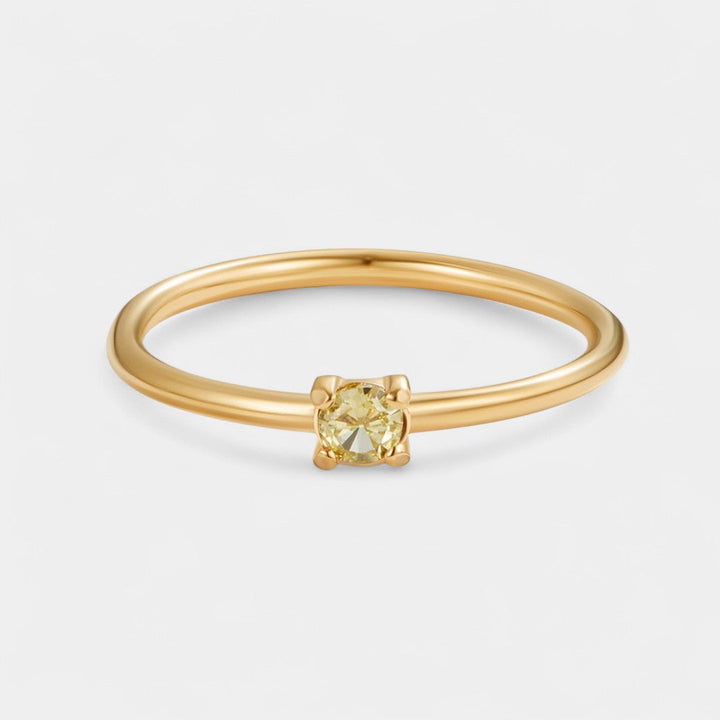 Ingrid - Gold rings with birthstones