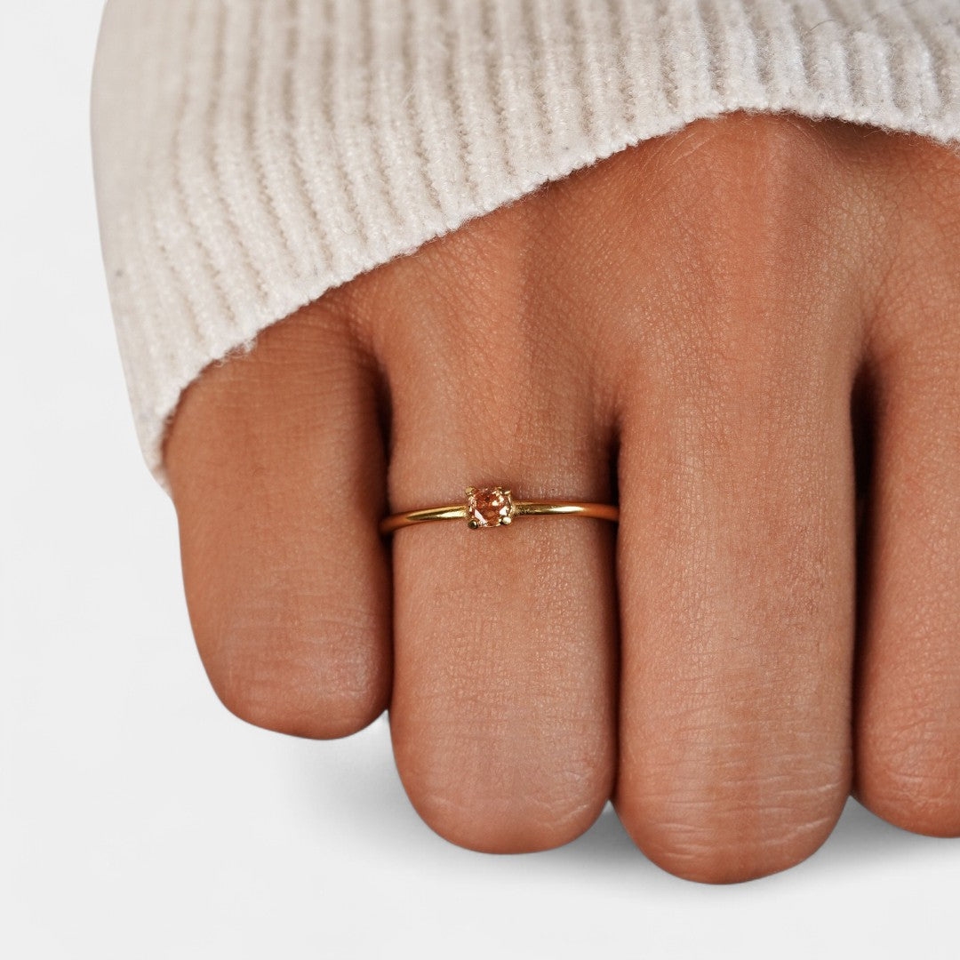 Ingrid - Gold rings with birthstones