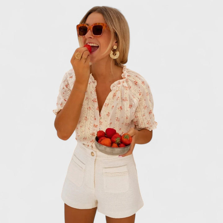 Johanne - Floral Blouse