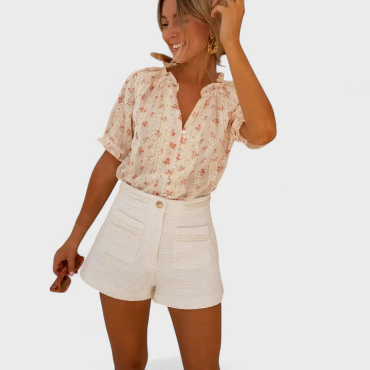 Johanne - Floral Blouse