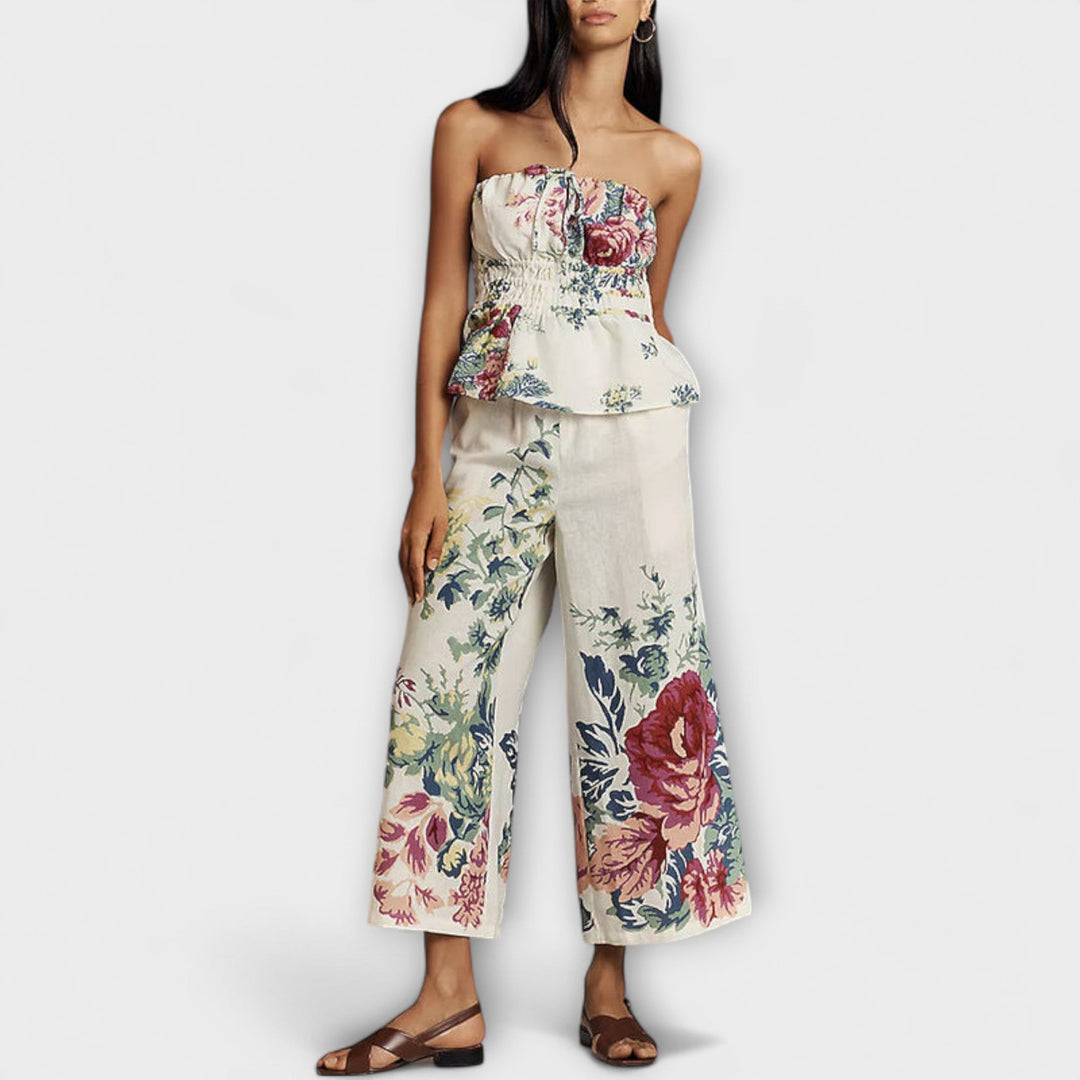 Indigo – Floral Summer Dress Set