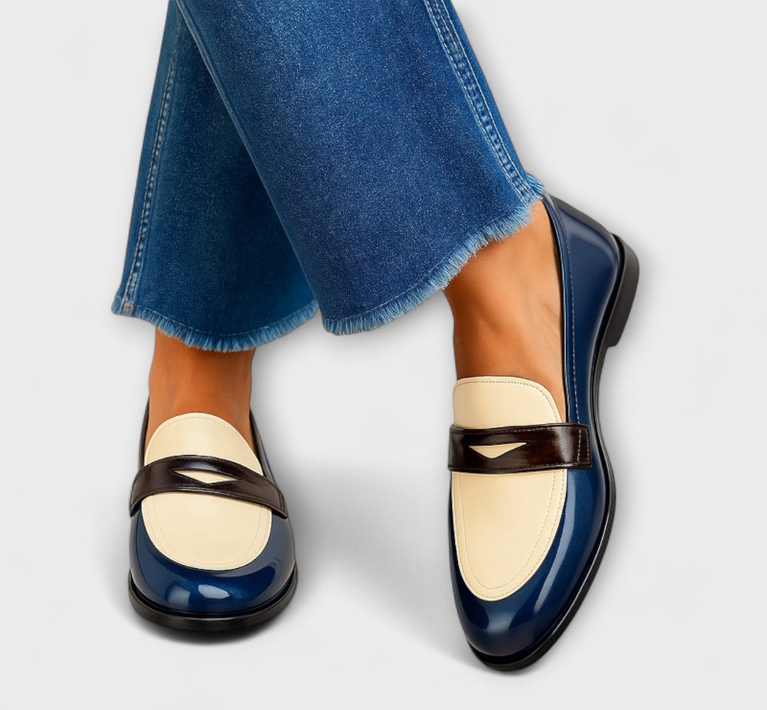 Two-Tone Loafers Hilda – Style and Comfort for Everyday