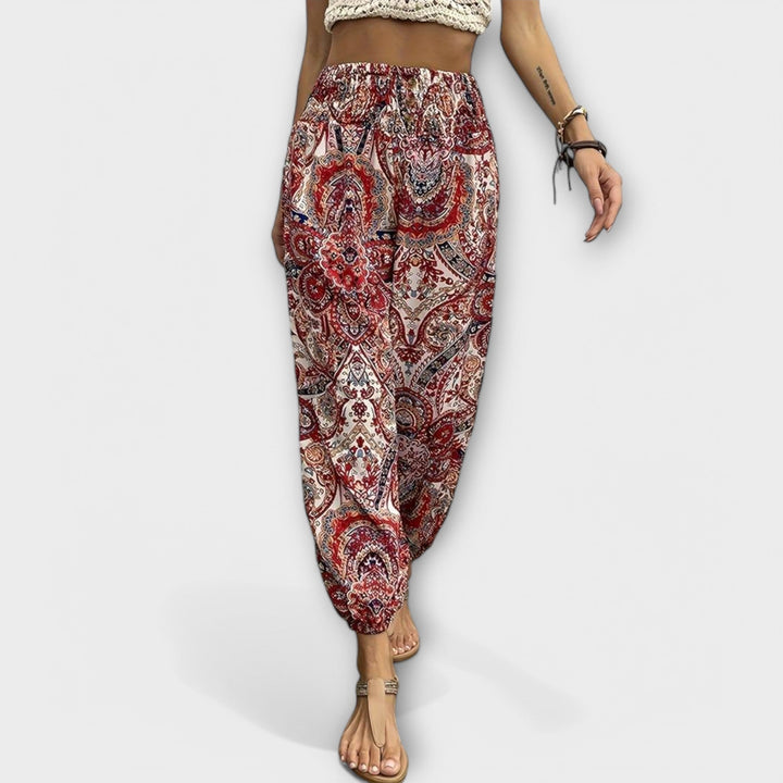 Caoimhe - Trousers with an Ethnic Pattern