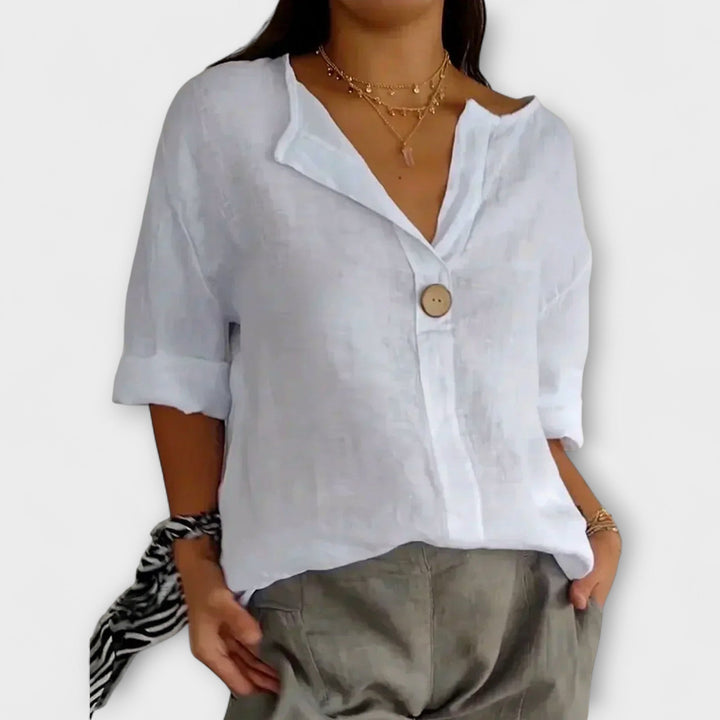 Siobhán - Lightweight Canvas Blouse