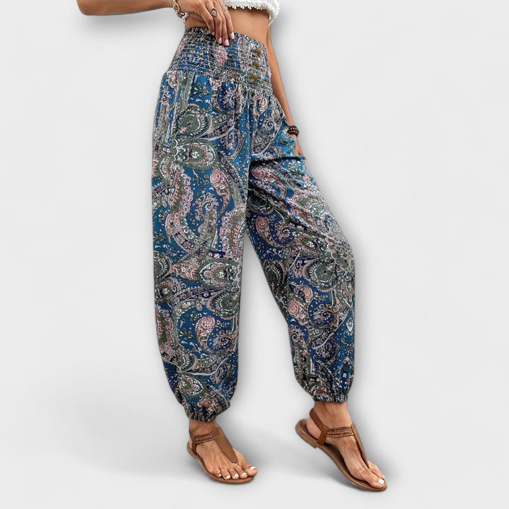 Caoimhe - Trousers with an Ethnic Pattern