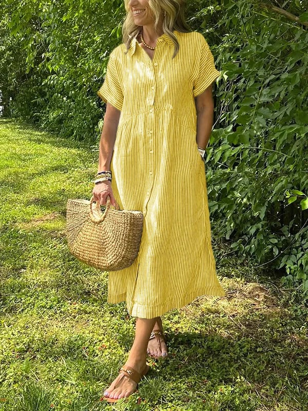 Fionnuala - Dress with Buttons