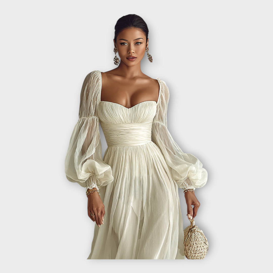 Airy Maxi Dress with Romantic Silhouette