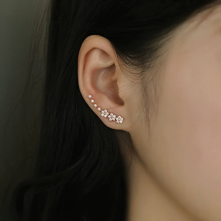 Earrings with Flowers Tidösa