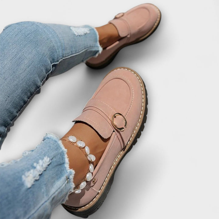 Sinéad - Casual Loafers with Round Toe – Comfortable Construction