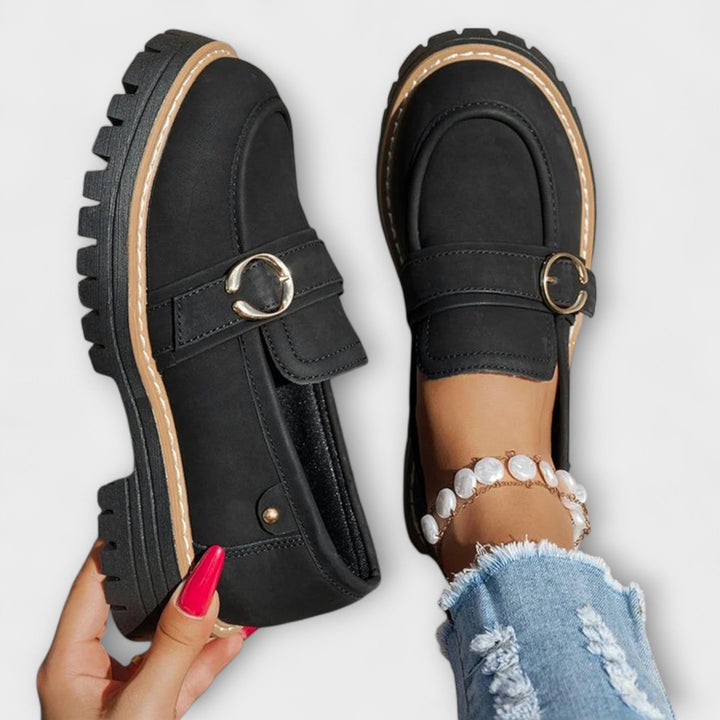 Sinéad - Casual Loafers with Round Toe – Comfortable Construction