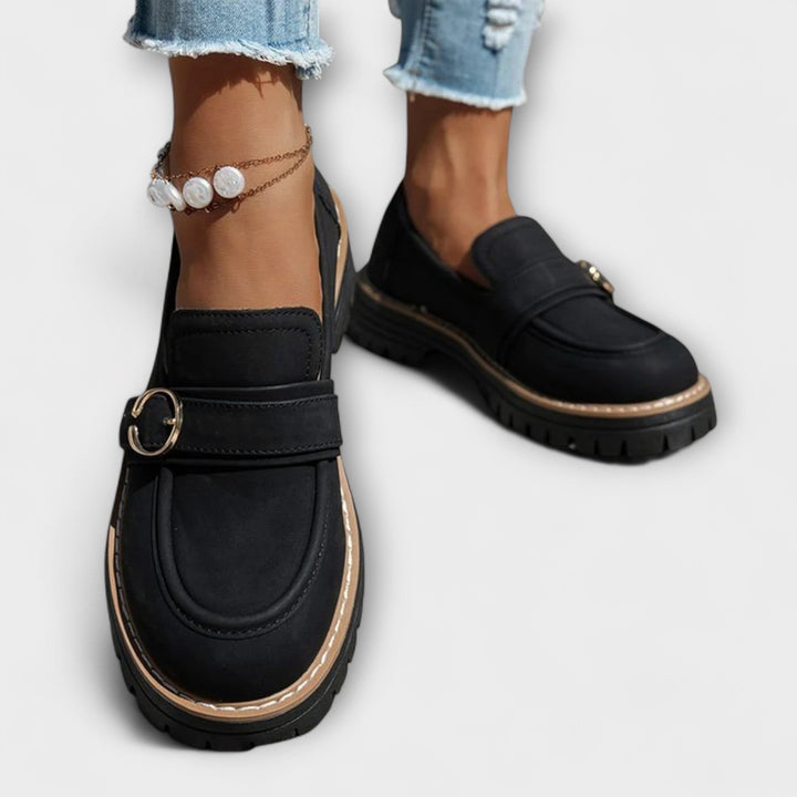 Sinéad - Casual Loafers with Round Toe – Comfortable Construction