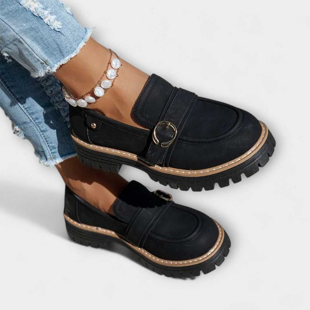 Sinéad - Casual Loafers with Round Toe – Comfortable Construction