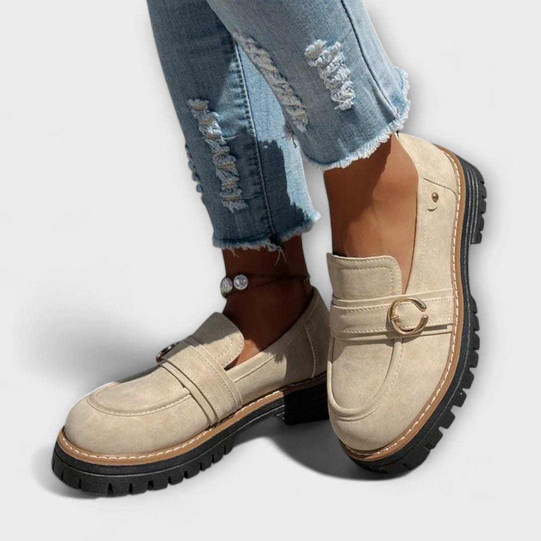 Sinéad - Casual Loafers with Round Toe – Comfortable Construction
