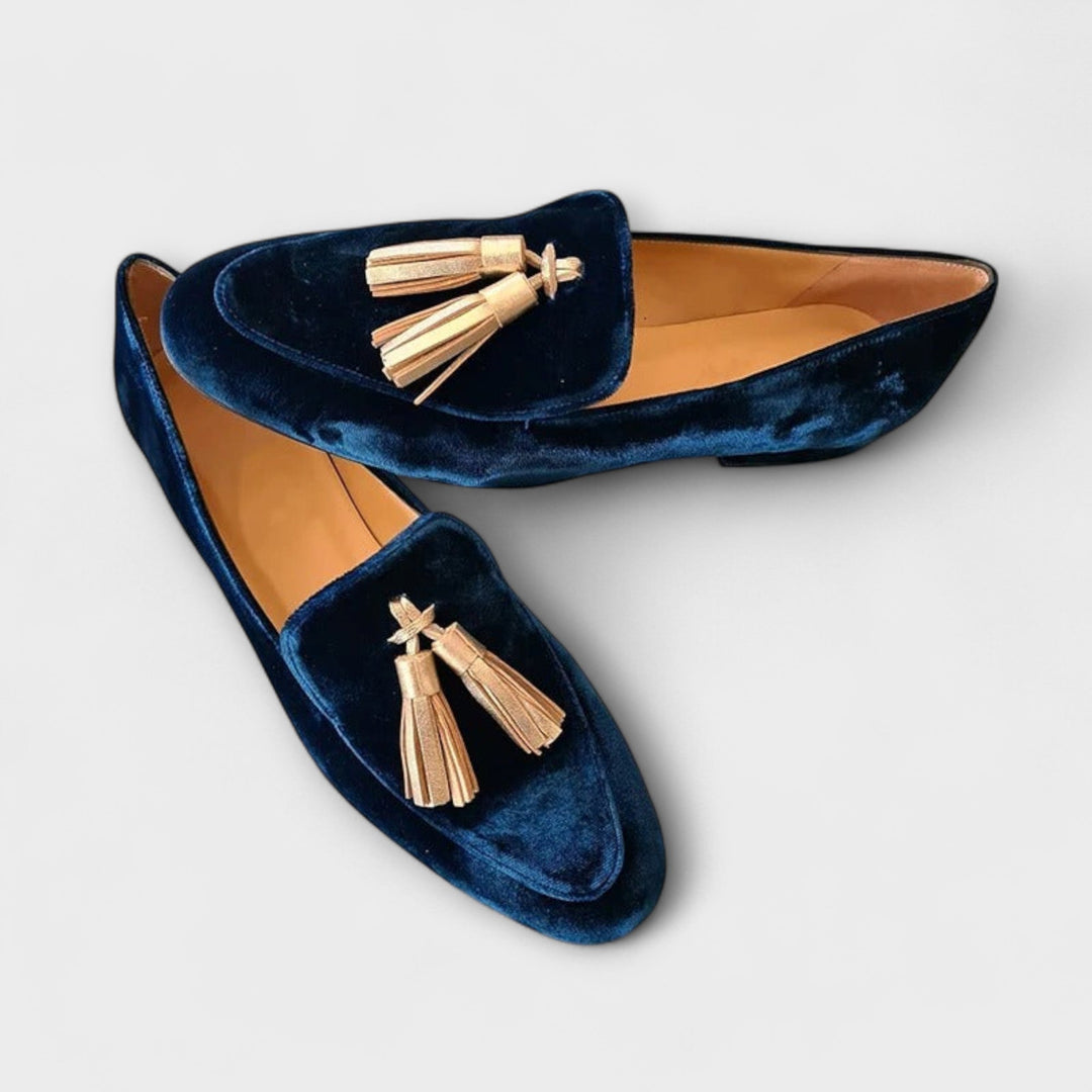 Ciara - Classic Loafers with Pompoms