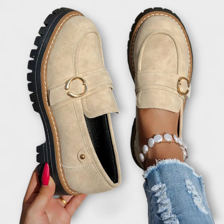 Sinéad - Casual Loafers with Round Toe – Comfortable Construction
