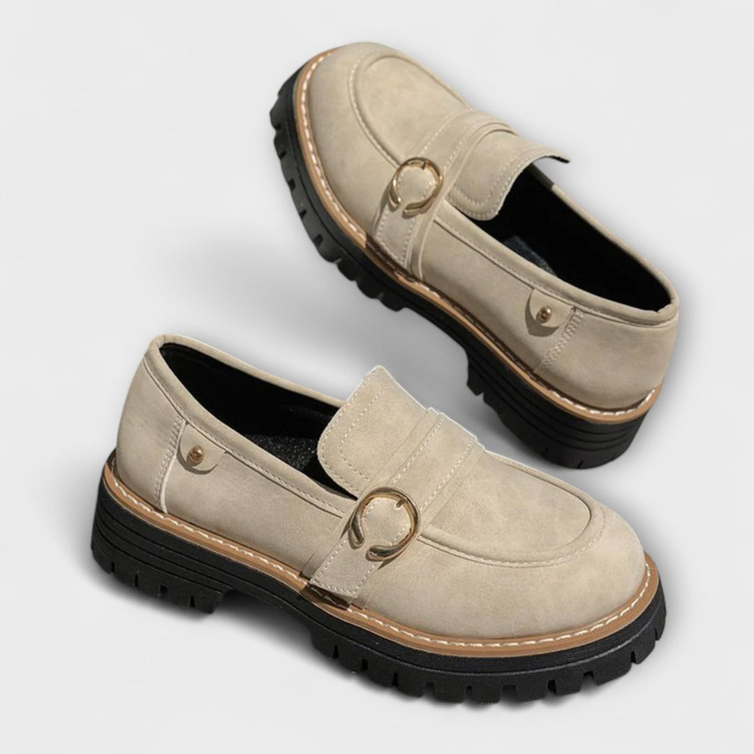 Sinéad - Casual Loafers with Round Toe – Comfortable Construction