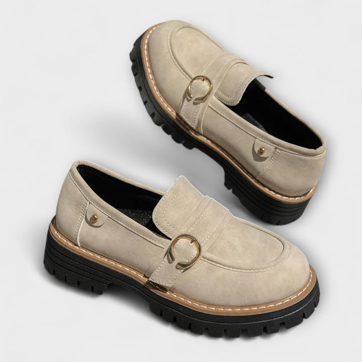 Sinéad - Casual Loafers with Round Toe – Comfortable Construction