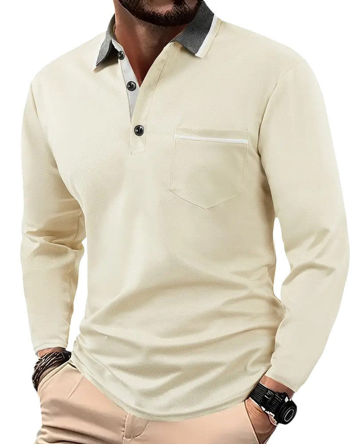 Conor | Classic Long-Sleeve Polo Shirt