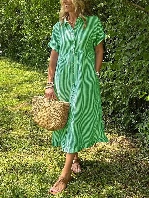 Fionnuala - Dress with Buttons