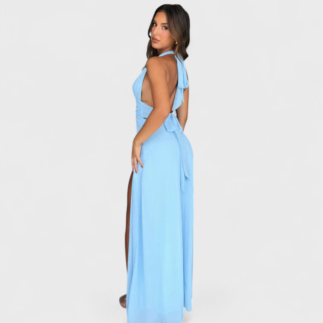 Aoife - Long Summer Dress that Flatters the Silhouette