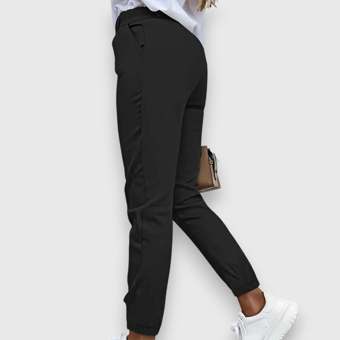 Róisín – Elegant High-Waisted Trousers
