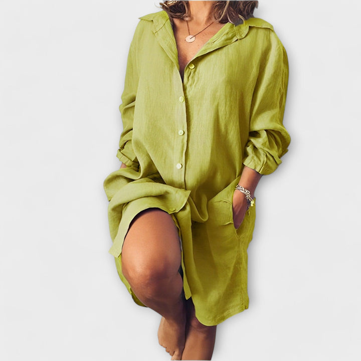 Light Linen Blouse for Everyday Wear