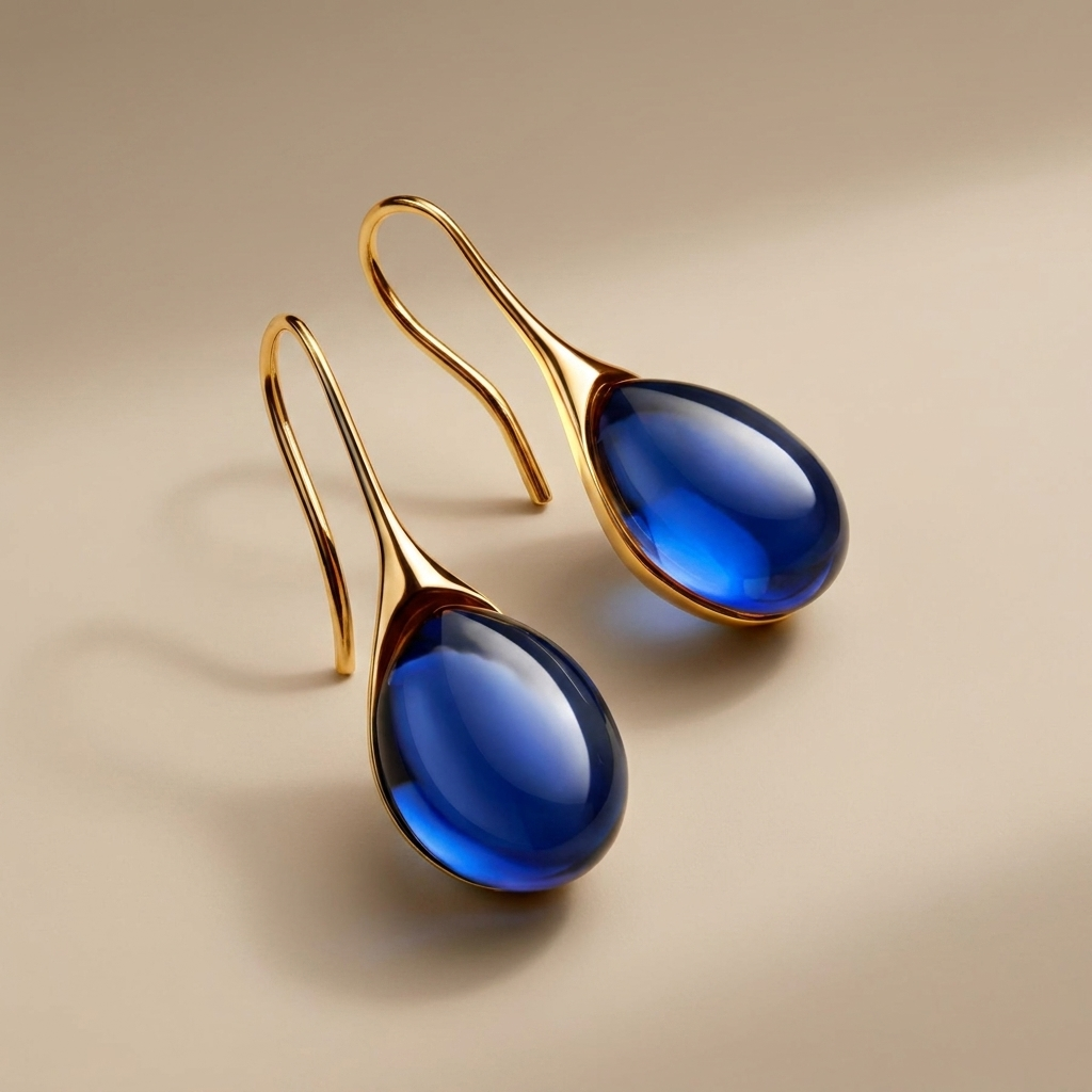 Aoife - Dangle Earrings with Gold-Plated and Silver-Plated Crystal