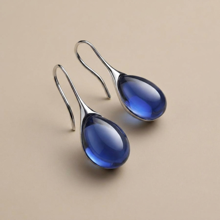 Aoife - Dangle Earrings with Gold-Plated and Silver-Plated Crystal