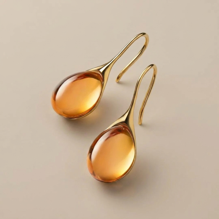 Aoife - Dangle Earrings with Gold-Plated and Silver-Plated Crystal