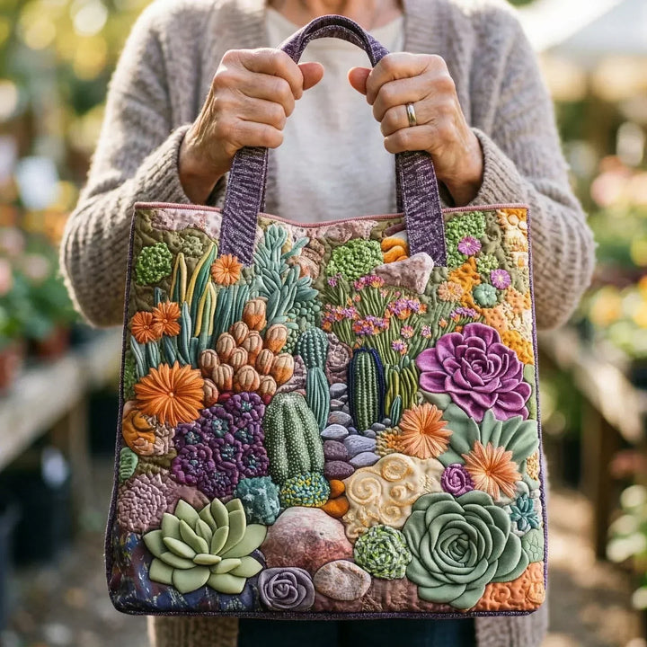 Niamh | Soft Quilted Bag, Handmade