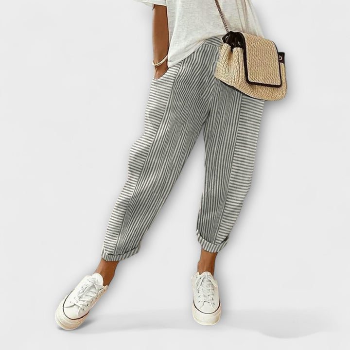 Siobhán - Comfortable Striped Pants