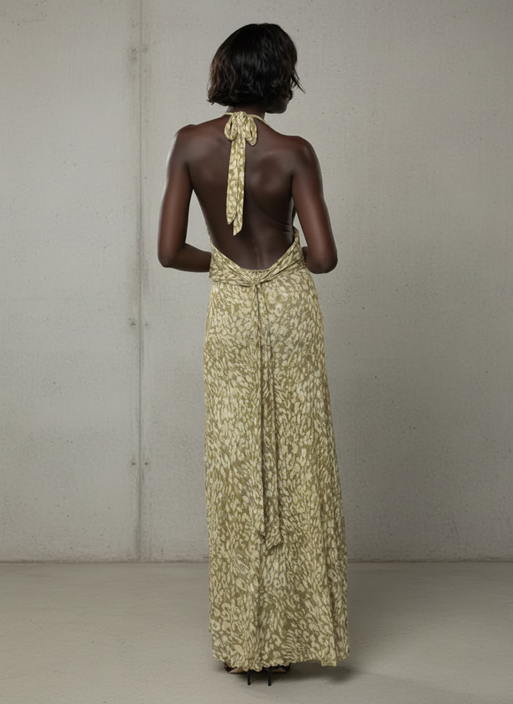 Róisín · Maxi Dress with Back Bow