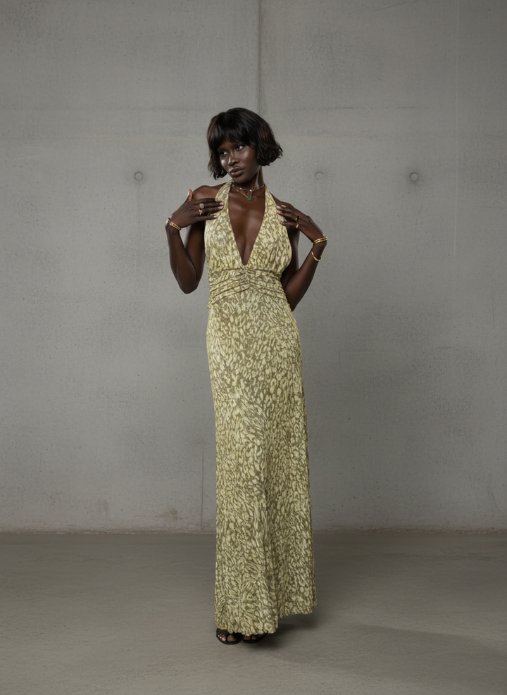 Róisín · Maxi Dress with Back Bow