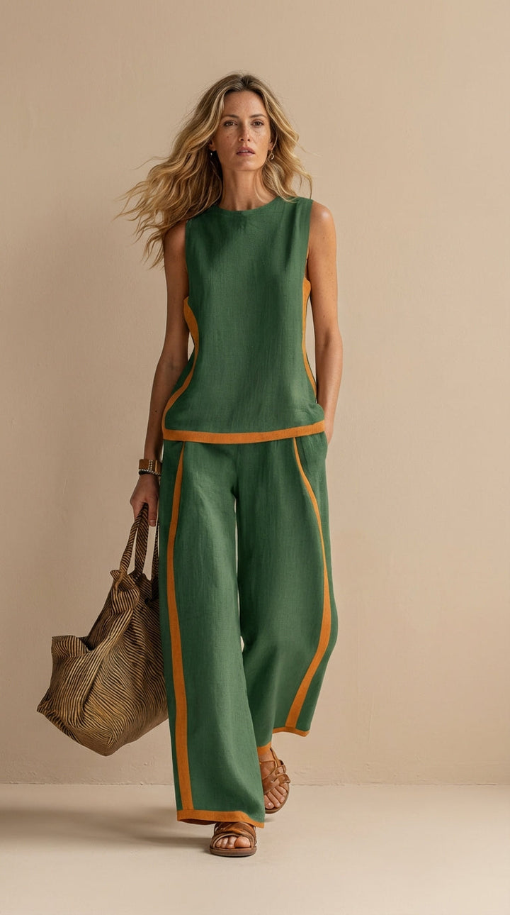 Aoibhinn - Feminine Linen and Cotton Set