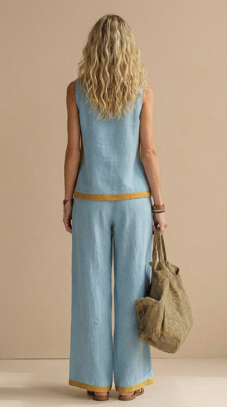 Aoibhinn - Feminine Linen and Cotton Set