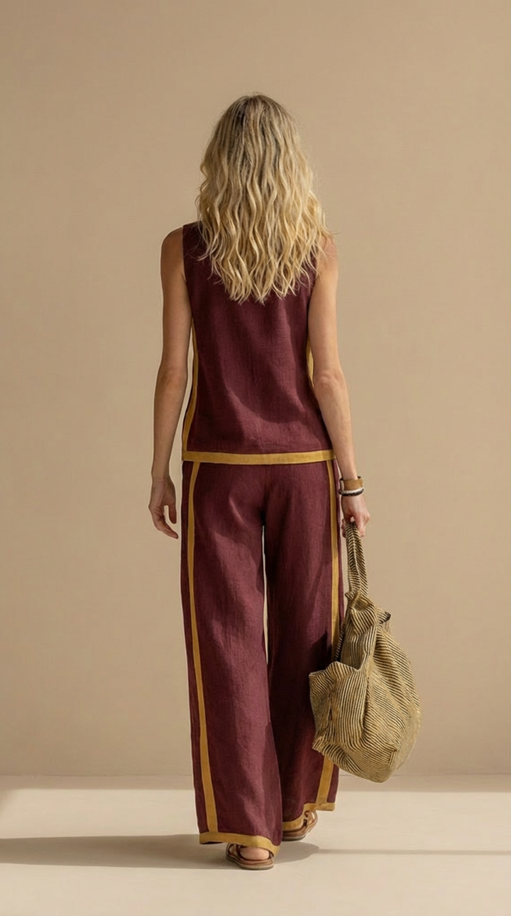 Aoibhinn - Feminine Linen and Cotton Set