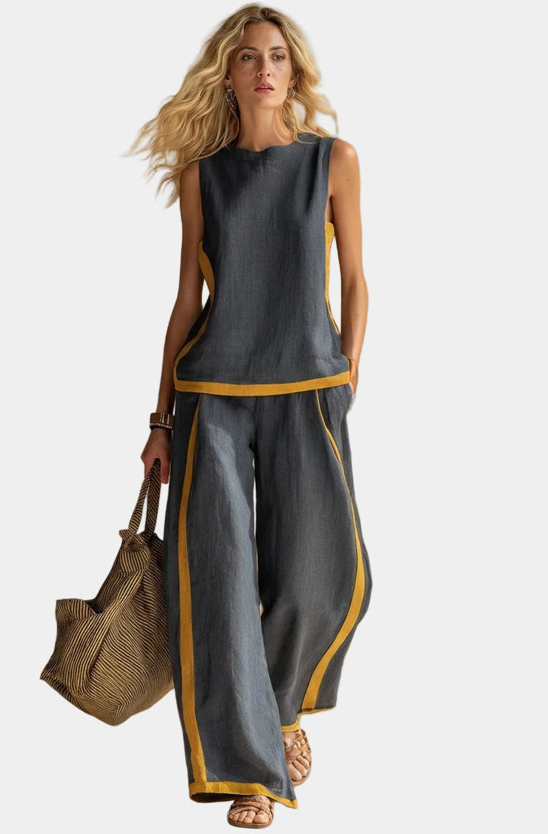 Aoibhinn - Feminine Linen and Cotton Set