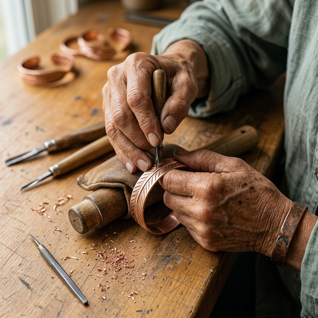 Copper Bracelet Alorin's Root