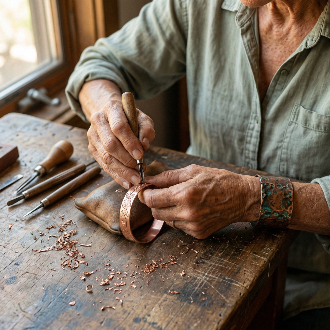 Copper Bracelet Alorin's Bloom