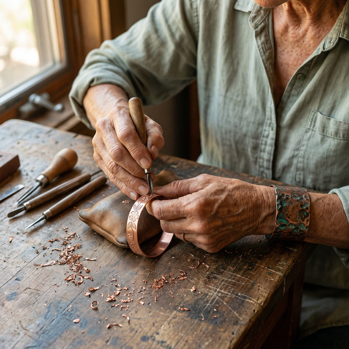 Copper Bracelet Alorin's Bloom