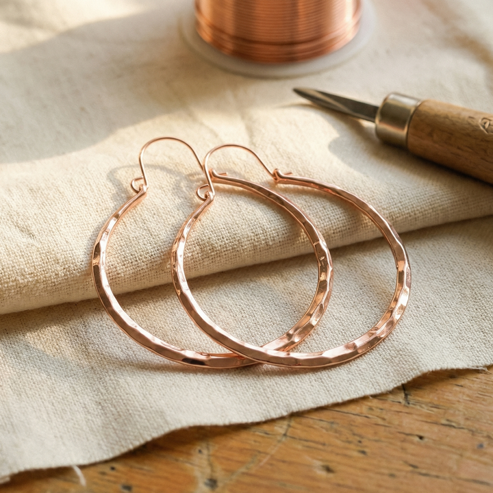 Copper Earrings Alorin's Willow