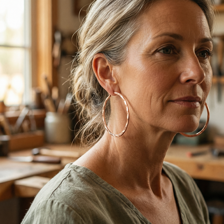 Copper Earrings Alorin's Willow