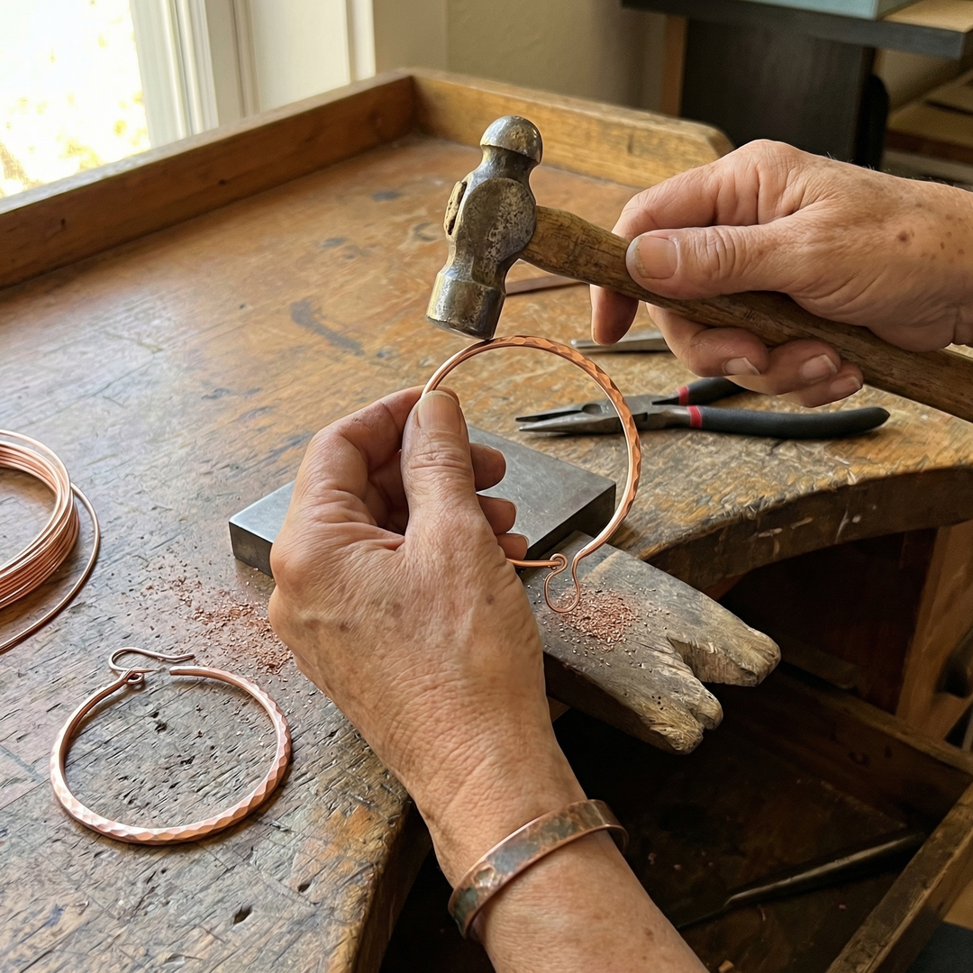 Copper Earrings Alorin's Willow