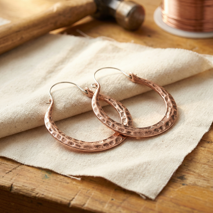 Copper Earrings Alorin