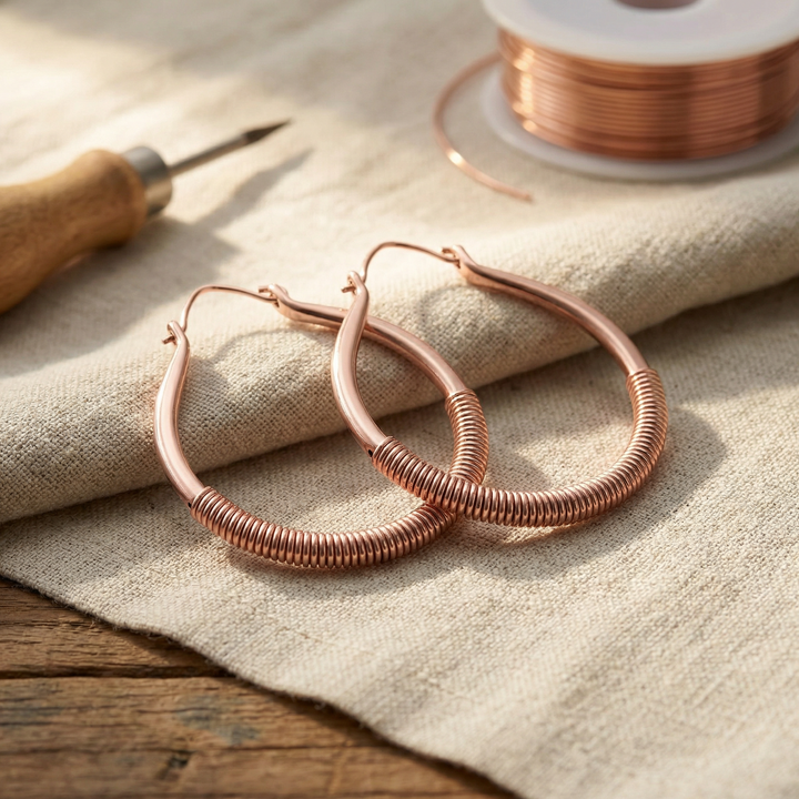 Copper Earrings Alorin's Creek