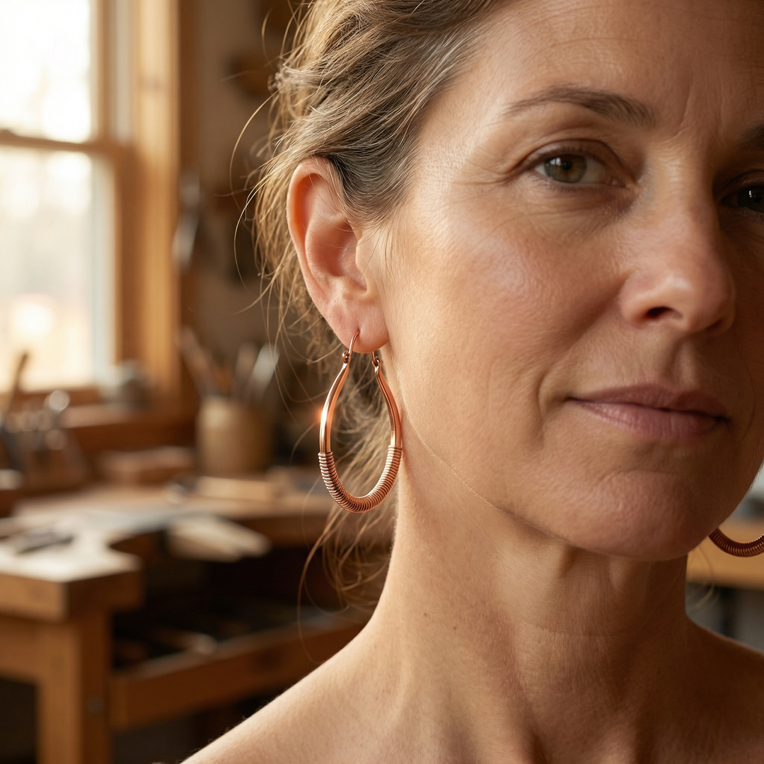 Copper Earrings Alorin's Creek
