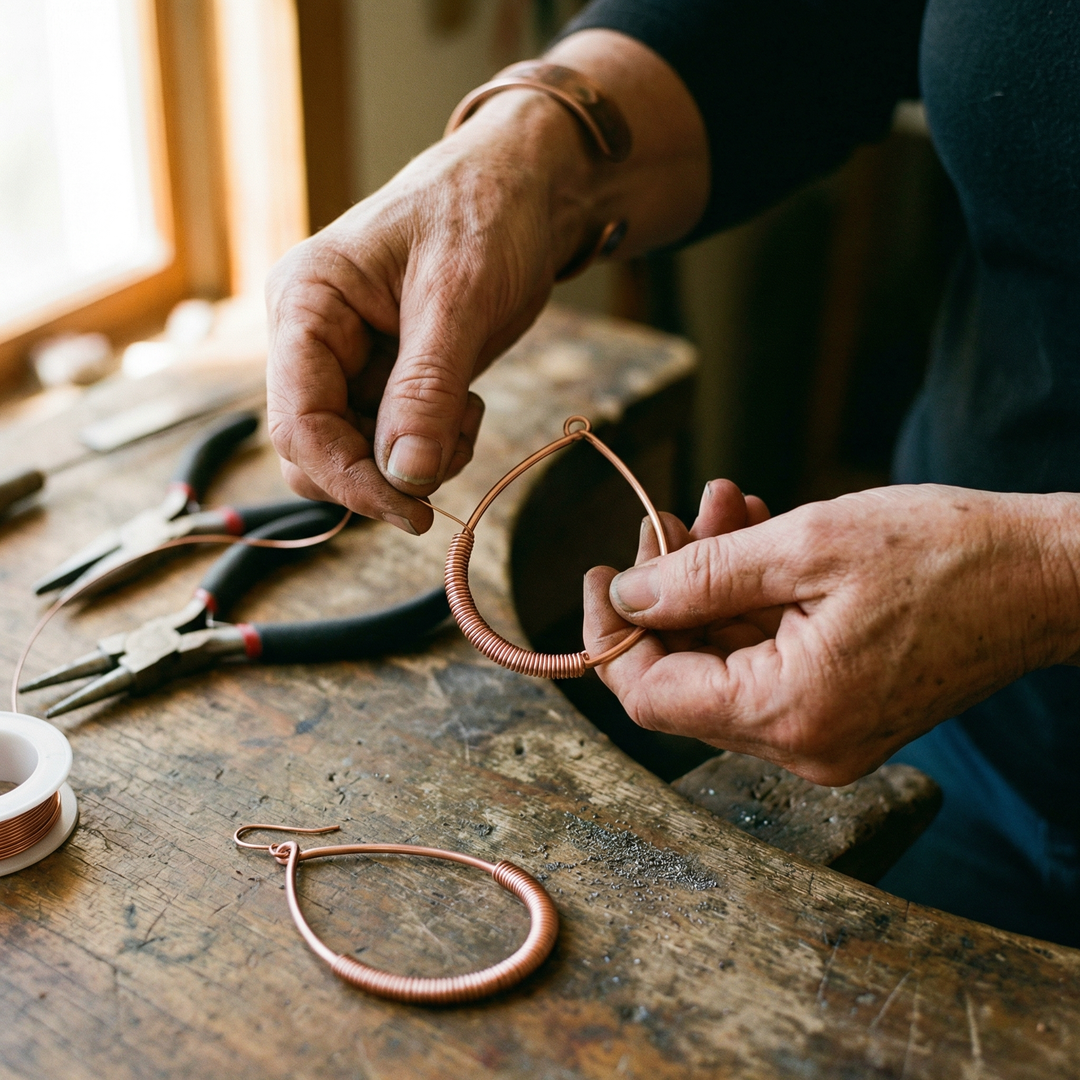 Copper Earrings Alorin's Creek