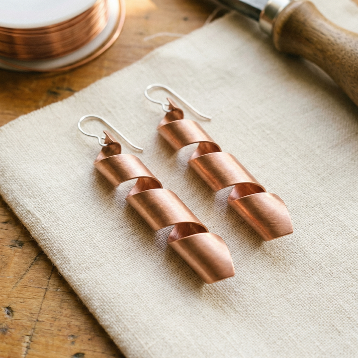 Copper Earrings Alorin's Dusk
